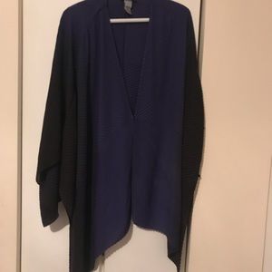 Catherine’s Plus “one size” blue-black ombré shawl